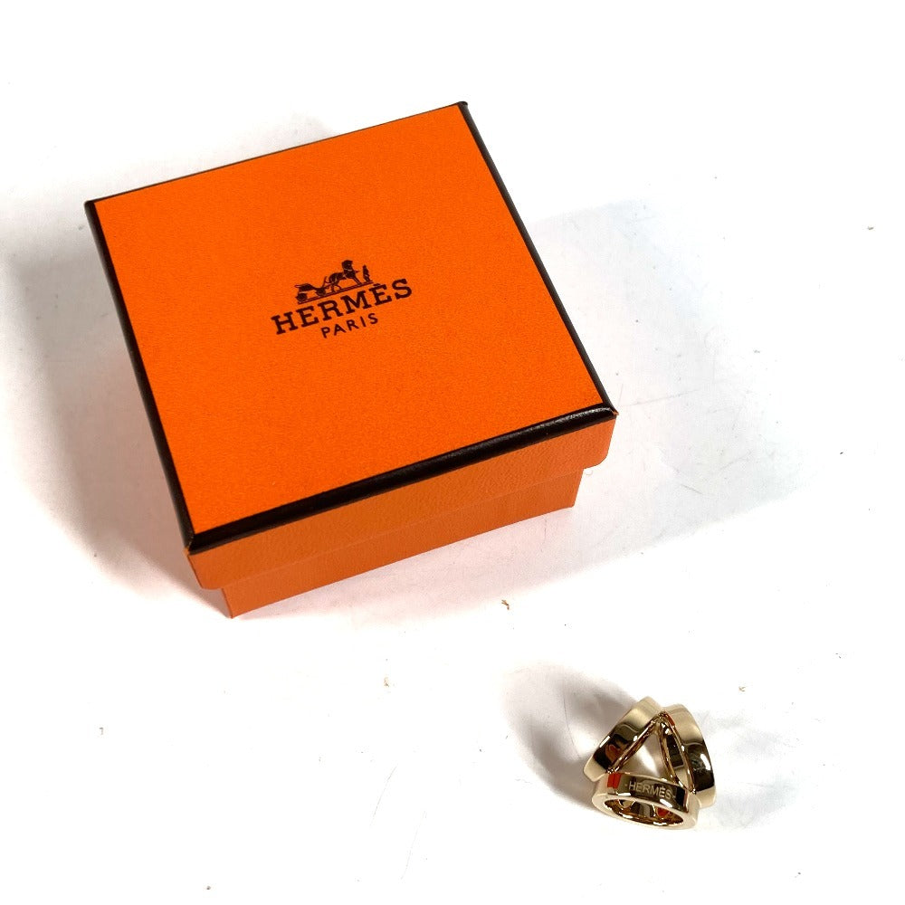 HERMES スカーフリング ツイリー ミニ トリオ アクセサリー ジュエリー スカーフリング メタル ユニセックス パーマブラス ゴールド