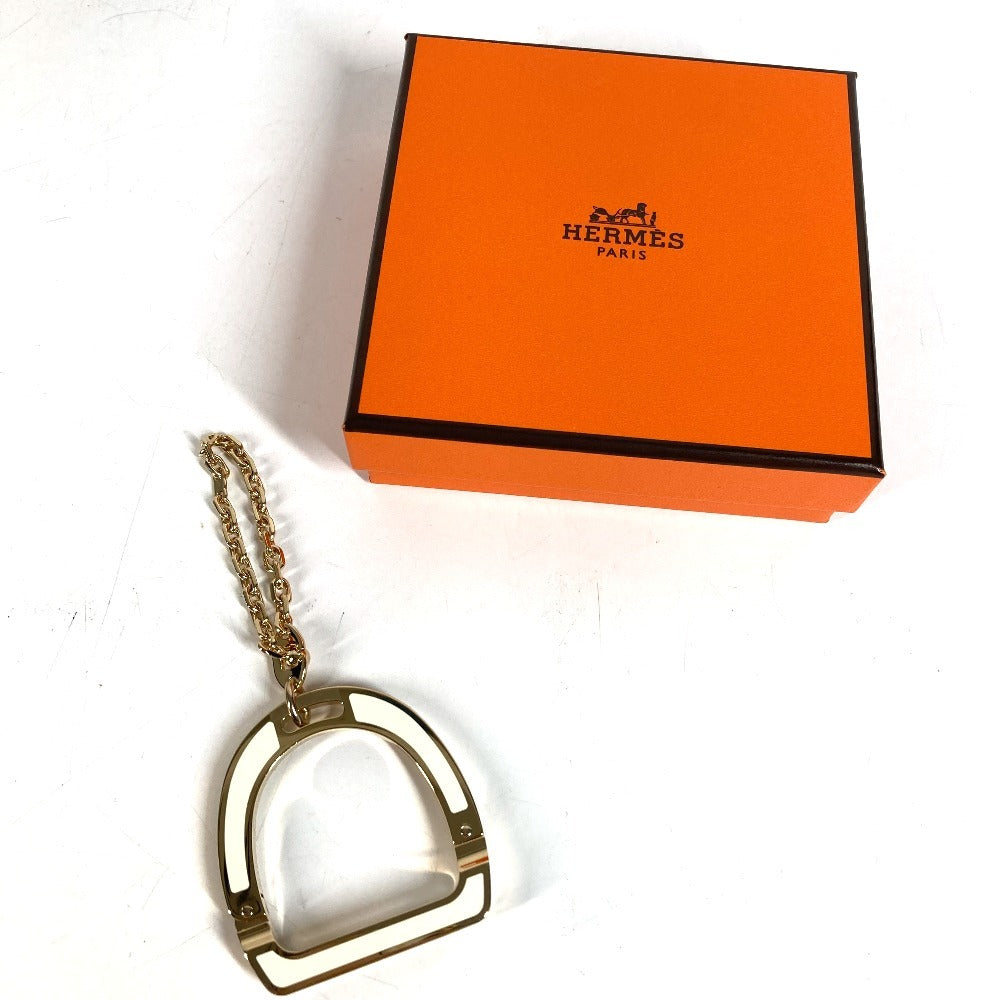 HERMES H241040G 手袋ホルダー イデアル チャーム ストラップ アクセサリー グローブホルダー メタル ユニセックス ナタ ゴールド