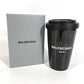 BALENCIAGA 666275 コップ カップ 蓋付き 食器 インテリア ロゴ 東京 TOKYO タンブラー 陶器 ユニセックス ブラック