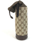 GUCCI 28691 GG Bottle Holder Pouch GG Canvas/Leather Unisex Beige