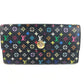 LOUIS VUITTON M93533 Monogram Multicolore Portefeuille Sarah Long Wallet กระเป๋าสตางค์ใบยาวพับได้ Monogram Multicolore Canvas Unisex สี Noir Black