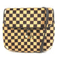 LOUIS VUITTON M92130 ダミエソバージュ ガゼル カバン 斜め掛け ポシェット フラップ ショルダーバッグ ハラコ ユニセックス ブラウン