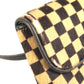 LOUIS VUITTON M92130 ダミエソバージュ ガゼル カバン 斜め掛け ポシェット フラップ ショルダーバッグ ハラコ ユニセックス ブラウン