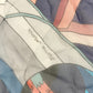 HERMES Point DORGUE Fermata Carre 140 Scarf 140 Shawl Stole Large Scarf Silk Unisex Blue