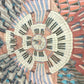 HERMES Point DORGUE Fermata Carre 140 Scarf 140 Shawl Stole Large Scarf Silk Unisex Blue