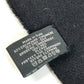 CHANEL 23S Faux Pearl Fringe Scarf Cashmere Unisex Black