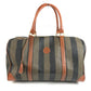 FENDI Vintage Pecan Bag Travel Bag Boston Bag PVC/Leather Unisex Khaki