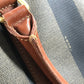 FENDI Vintage Pecan Bag Travel Bag Boston Bag PVC/Leather Unisex Khaki