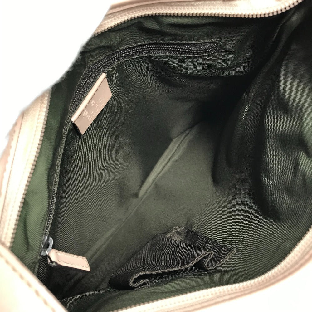 GUCCI 257246 GG ロゴ 斜め掛け ポシェット ショルダーバッグ レザー/コーティングキャンバス ユニセックス ピンク