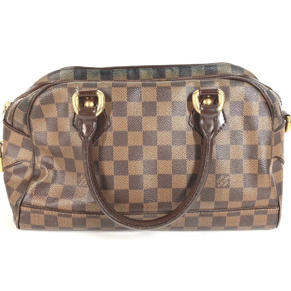 LOUIS VUITTON Ｎ60008 ダミエ ドゥオモ カバン ミニボストンバッグ ハンドバッグ ダミエキャンバス レディース エベヌ ブラウン