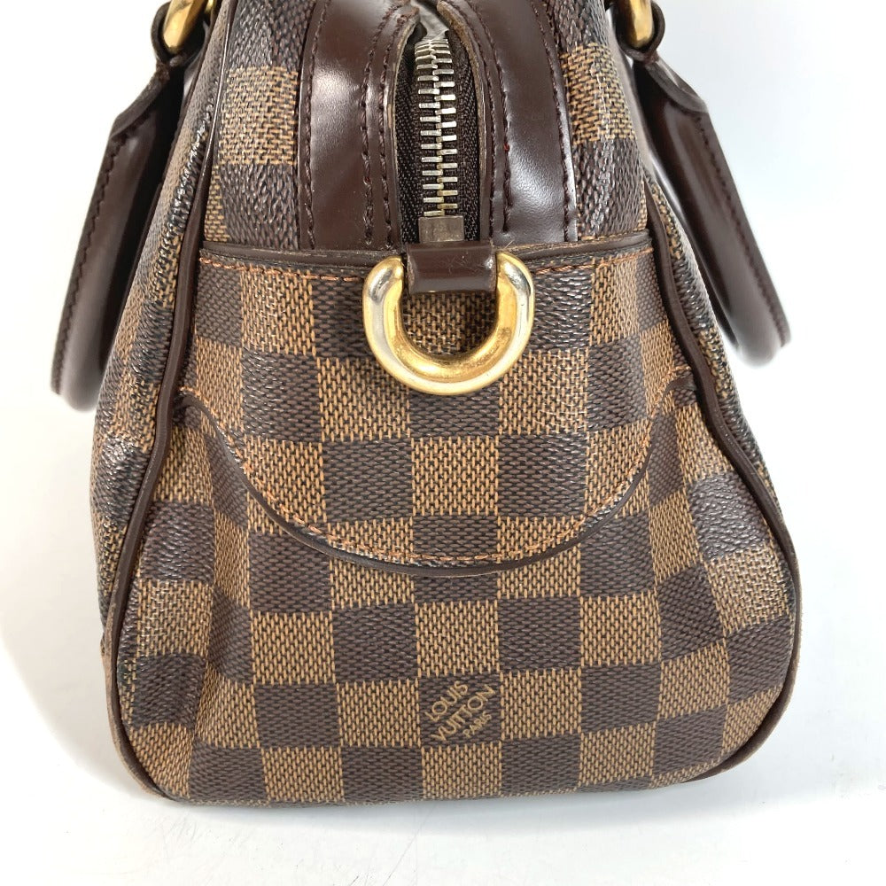 LOUIS VUITTON Ｎ60008 ダミエ ドゥオモ カバン ミニボストンバッグ ハンドバッグ ダミエキャンバス レディース エベヌ ブラウン
