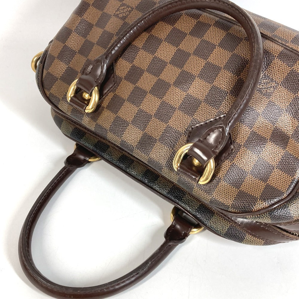 LOUIS VUITTON Ｎ60008 ダミエ ドゥオモ カバン ミニボストンバッグ ハンドバッグ ダミエキャンバス レディース エベヌ ブラウン