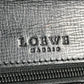 LOEWE ヴィンテージ ロゴ ビジネスバッグ アナグラム カバン 書類バッグ ブリーフケース ハンドバッグ レザー ユニセックス ブラック