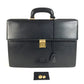LOEWE ヴィンテージ ロゴ ビジネスバッグ アナグラム カバン 書類バッグ ブリーフケース ハンドバッグ レザー ユニセックス ブラック
