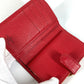 LOUIS VUITTON M6324E エピ ポルトモネビエ ヴィエノワ コンパクトウォレット 財布 がま口 2つ折り財布 エピレザー ユニセックス ルージュ レッド