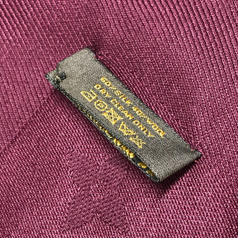 LOUIS VUITTON フリンジ ショール モノグラム ストール 大判 ストール ウール ユニセックス パープル