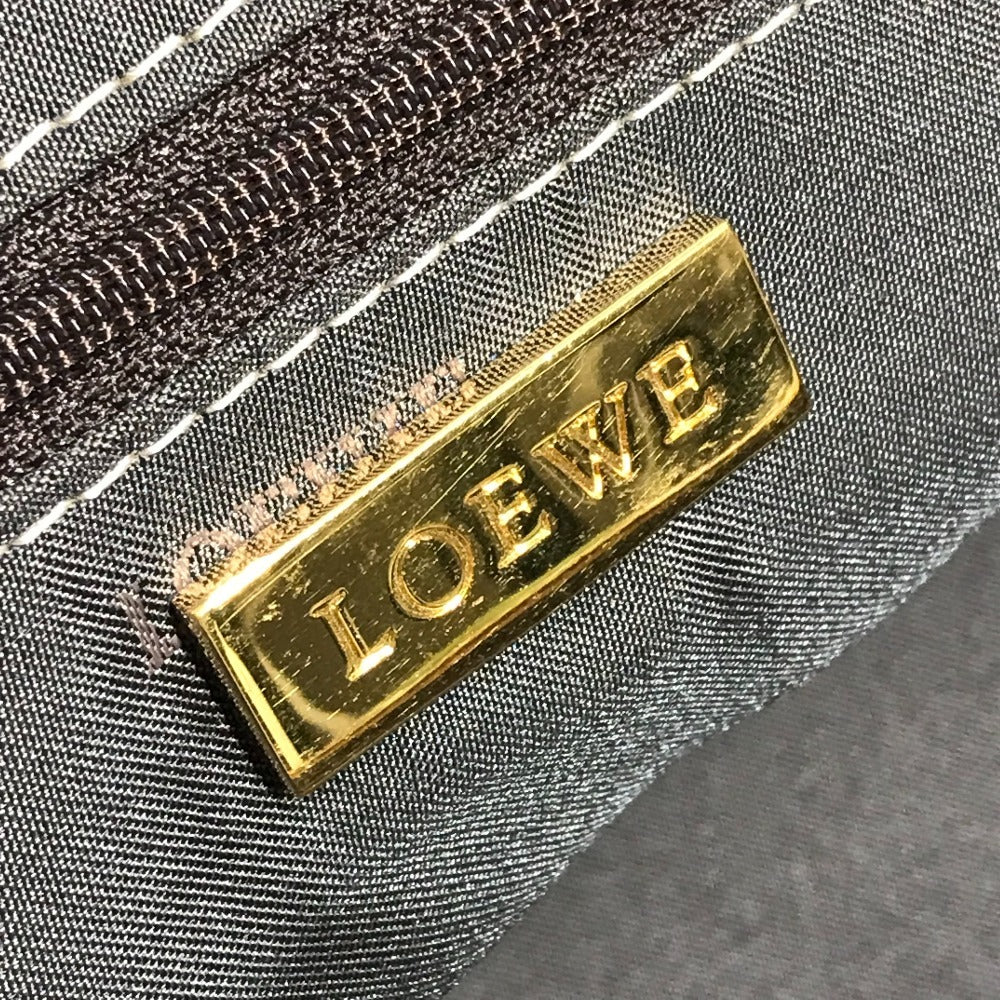LOEWE アマソナ28 アマソナ 28 カバン トートバッグ ハンドバッグ レザー ユニセックス ゴールド系