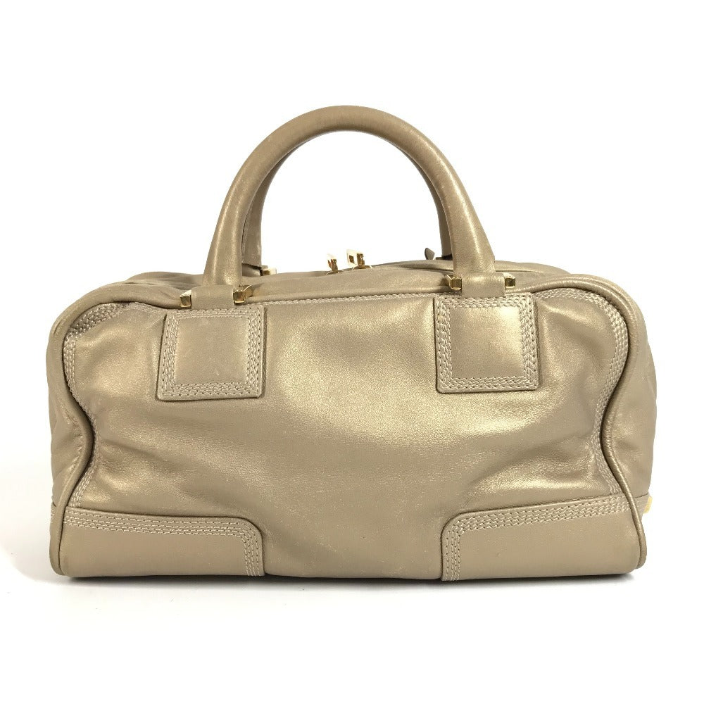 LOEWE アマソナ28 アマソナ 28 カバン トートバッグ ハンドバッグ レザー ユニセックス ゴールド系