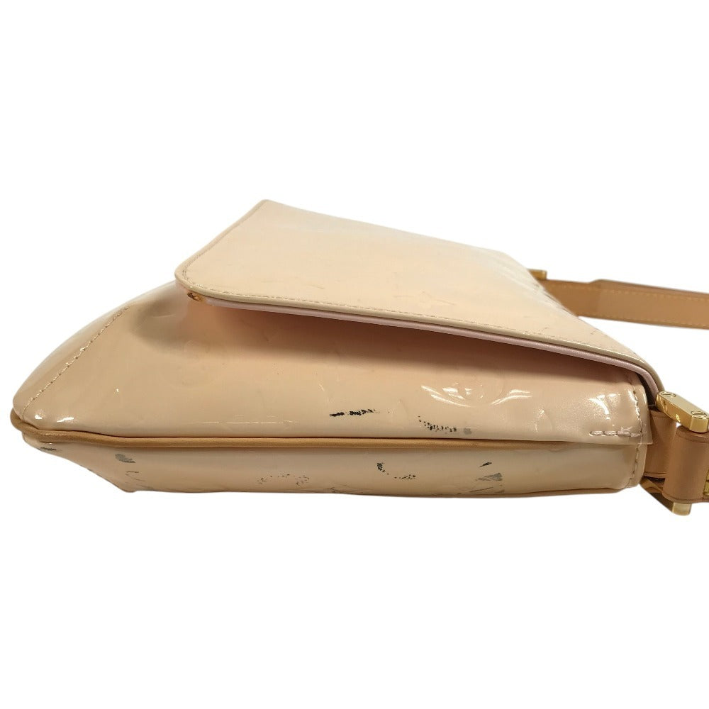 LOUIS VUITTON M91070 モノグラムヴェルニ トンプソン ストリート 肩掛け カバン フラップ ショルダーバッグ モノグラムヴェルニキャンバス レディース マシュマロピンク ピンク