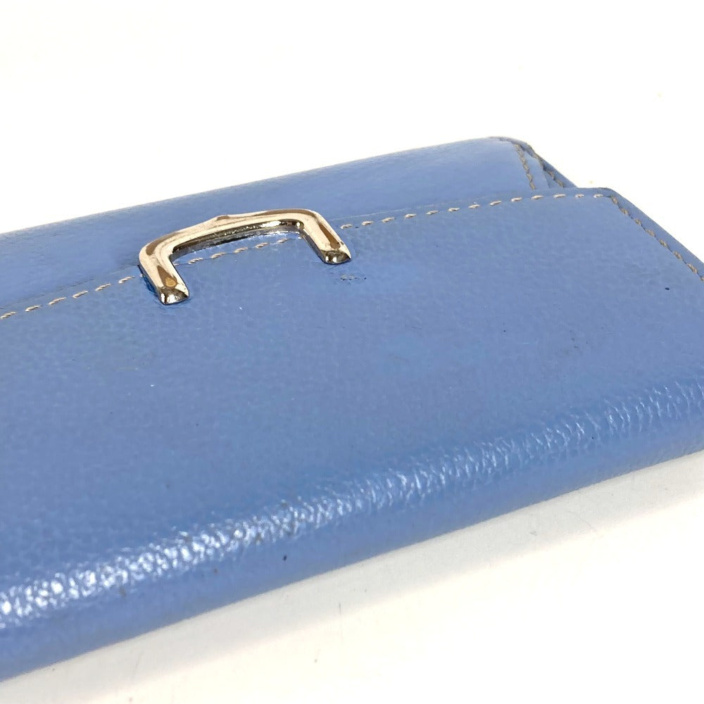 CARTIER ロゴ コインケース 財布 小銭入れ カードケース レザー ユニセックス ブルー