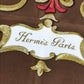 HERMES Cheval Turc Turkish Horse Carre 90 Scarf Silk Unisex Brown