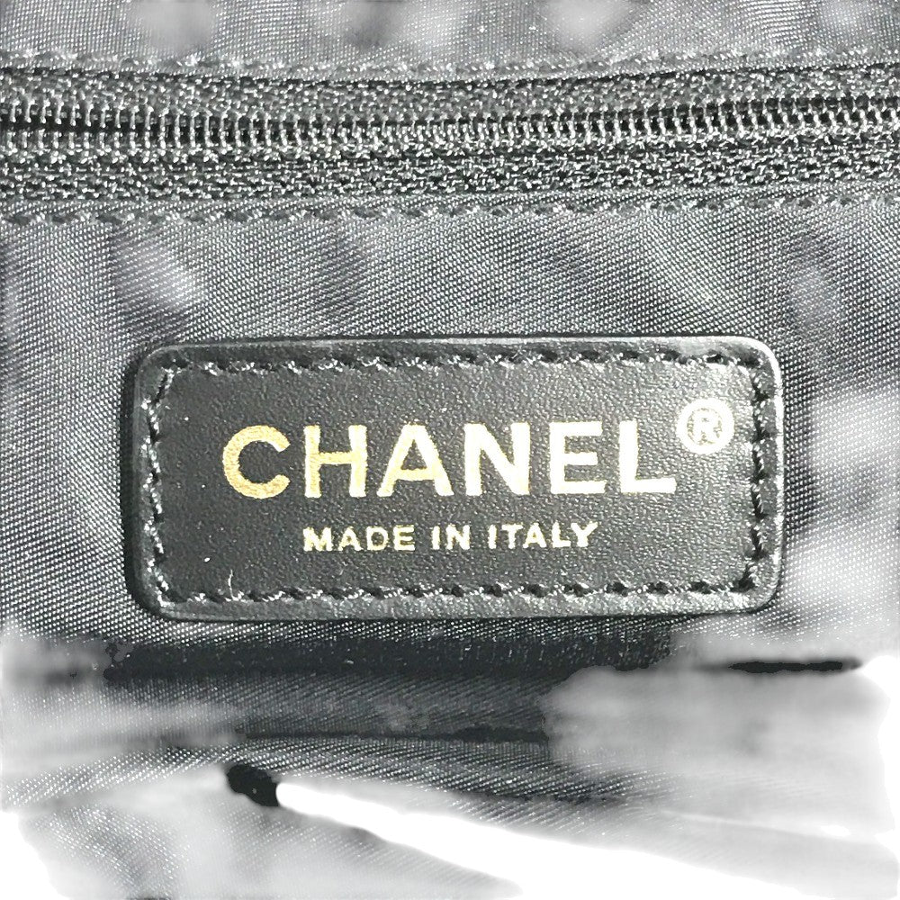 CHANEL A15828 ニュートラベルライン ハンドバッグ カバン ボストンバッグ レザー/ナイロン レディース ブラック