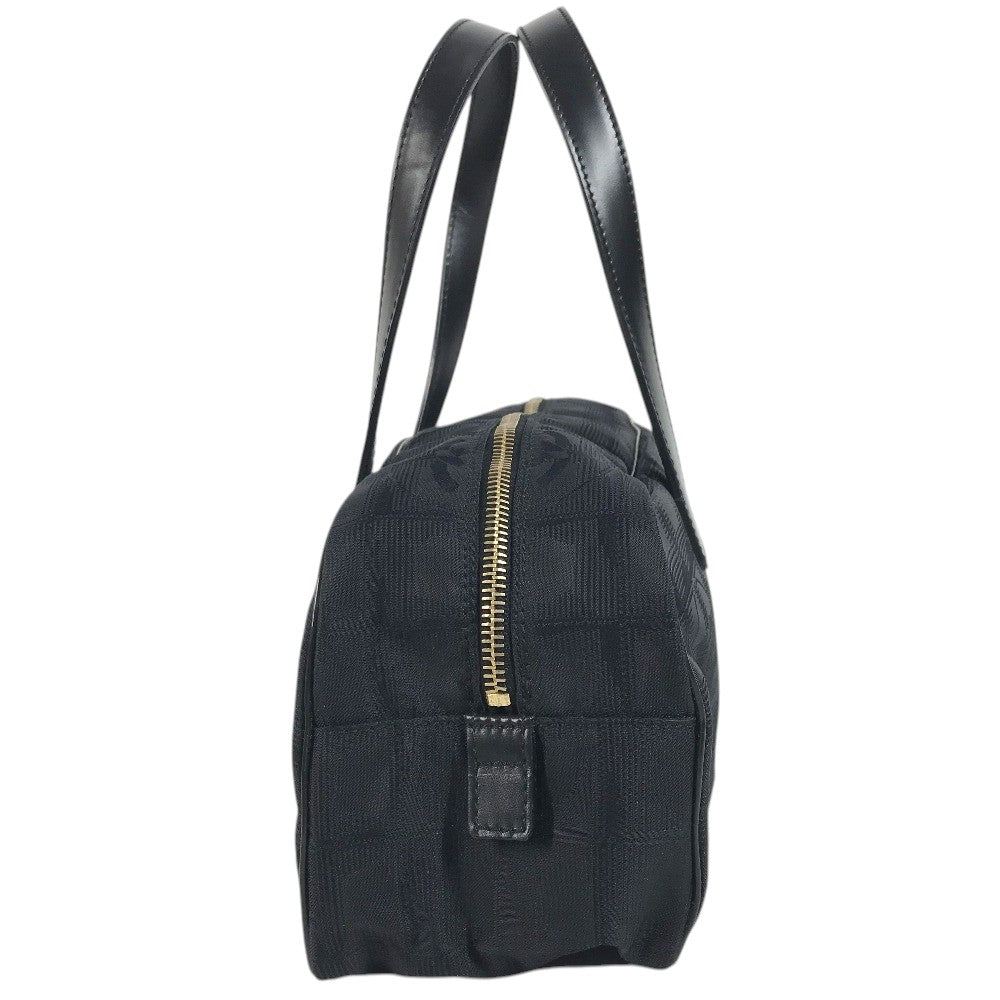 CHANEL A15828 ニュートラベルライン ハンドバッグ カバン ボストンバッグ レザー/ナイロン レディース ブラック