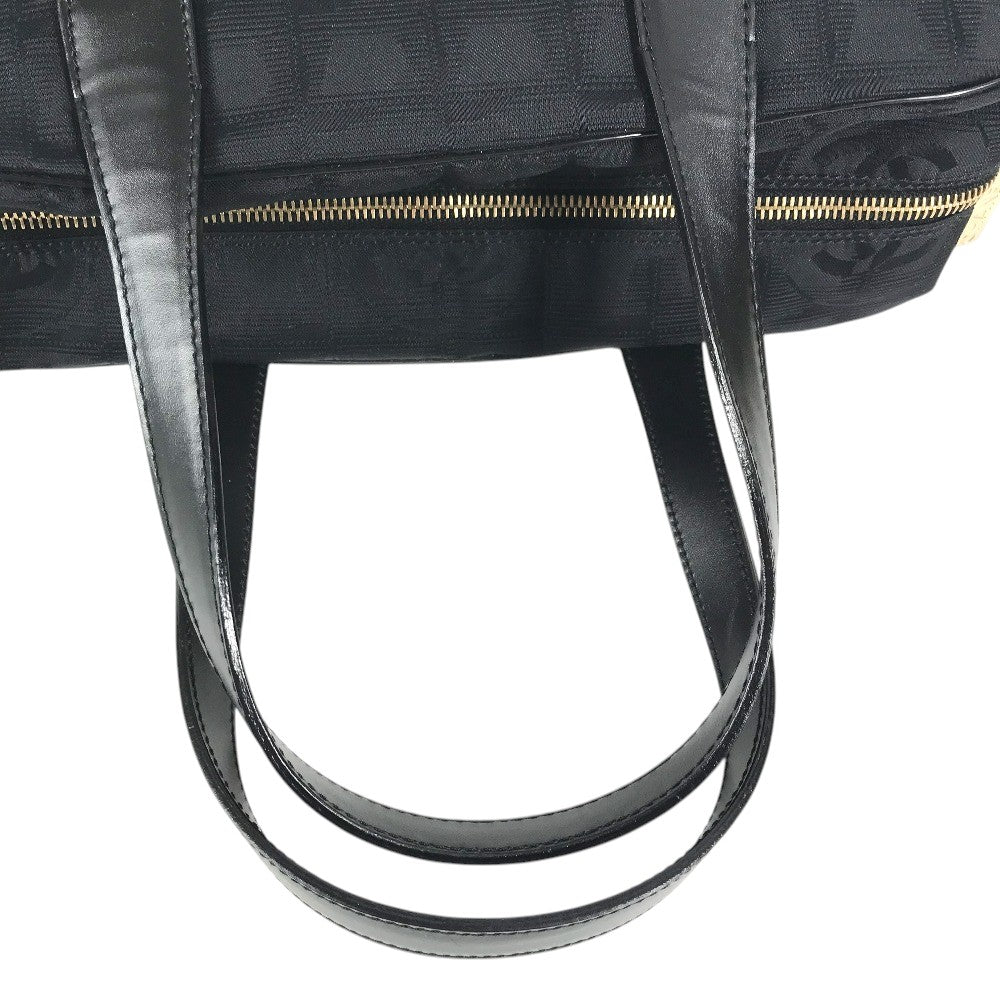 CHANEL A15828 ニュートラベルライン ハンドバッグ カバン ボストンバッグ レザー/ナイロン レディース ブラック