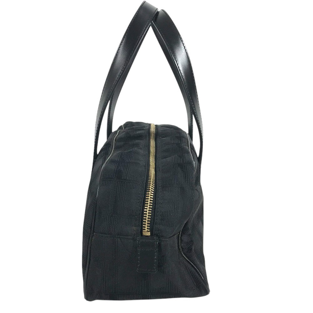 CHANEL A15828 ニュートラベルライン ハンドバッグ カバン ロゴ ミニ ナイロンジャガード レザー ボストンバッグ レザー/ナイロン レディース ブラック
