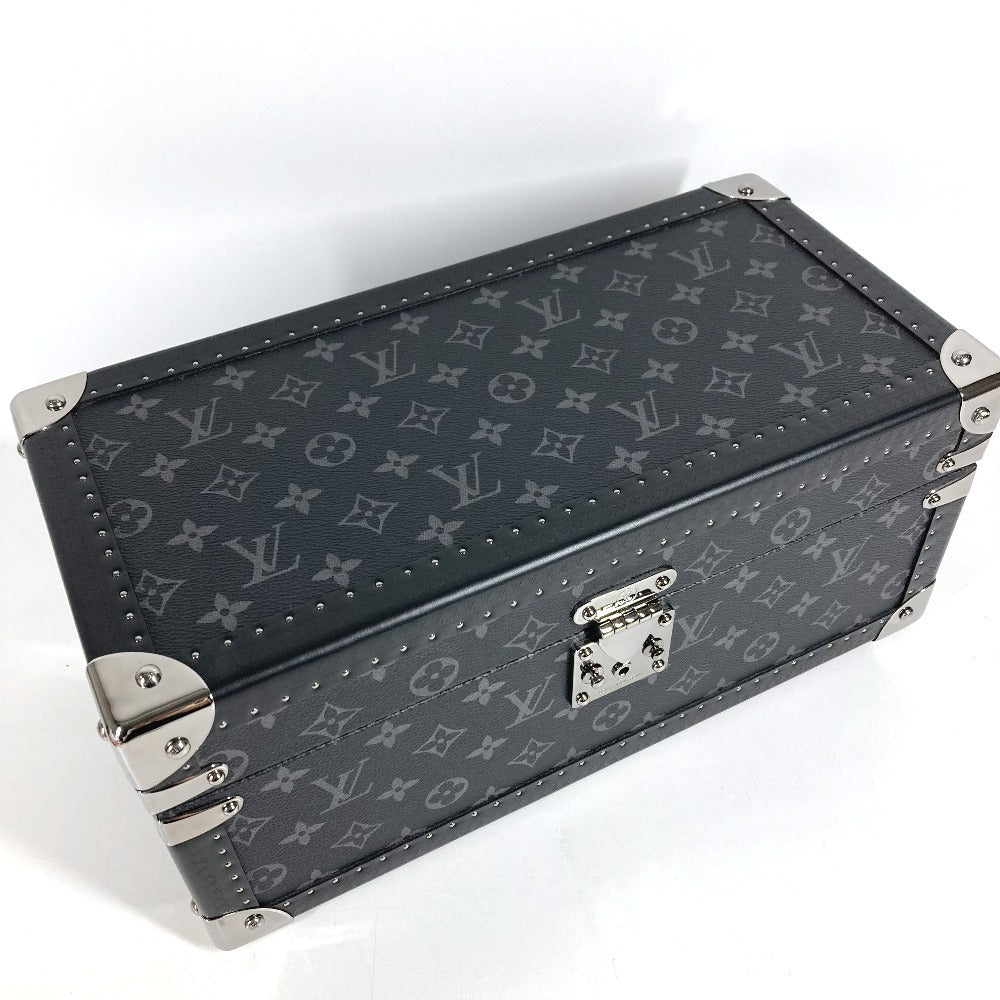 HERMES M44127 モノグラムエクリプス コフレ アクセソワール ジュエリーケース 時計ケース ウォッチケース アクセサリーケース トランク モノグラムエクリプスキャンバス ユニセックス ブラック
