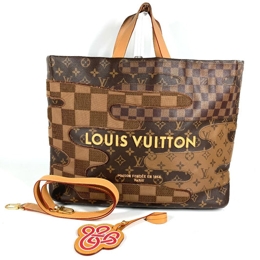 LOUIS VUITTON M15274 モノグラム ランドスケープ ショッパー トート MM カバン 2WAYバッグ ショルダーバッグ トートバッグ ハンドバッグ モノグラムキャンバス ユニセックス ブラウン