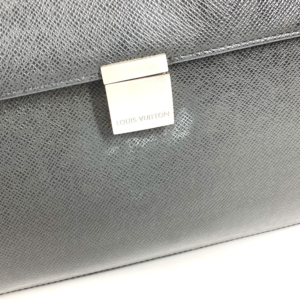 LOUIS VUITTON M30772 タイガ アンガラ カバン ブリーフケース ハンドバッグ 書類バッグ ビジネスバッグ タイガレザー メンズ アルドワーズ ブラック