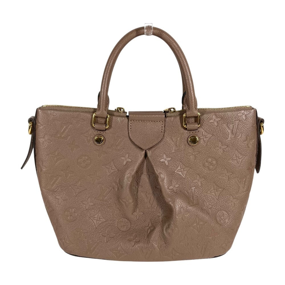 LOUIS VUITTON M50710 Monogram Empreinte Mazarine PM Mazarine PM Bag Tote Bag Handbag Monogram Empreinte Leather Unisex Taupe Light Brown