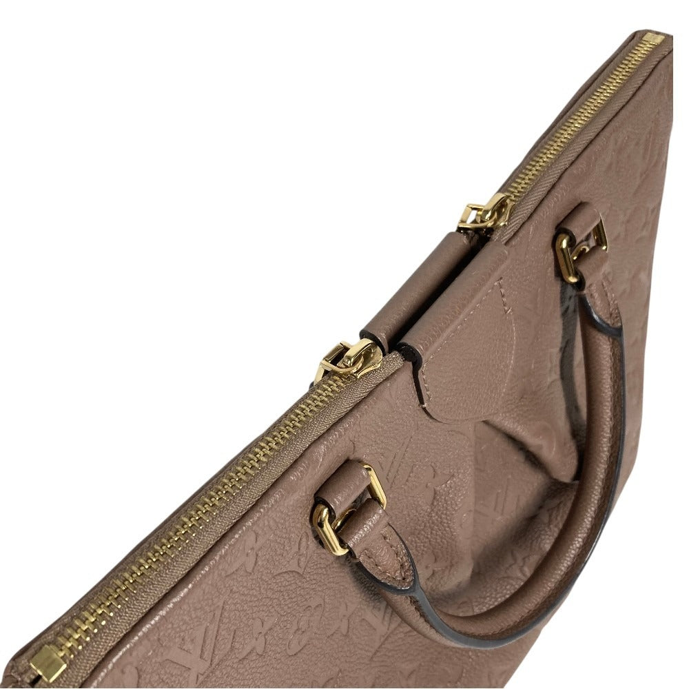 LOUIS VUITTON M50710 Monogram Empreinte Mazarine PM Mazarine PM Bag Tote Bag Handbag Monogram Empreinte Leather Unisex Taupe Light Brown