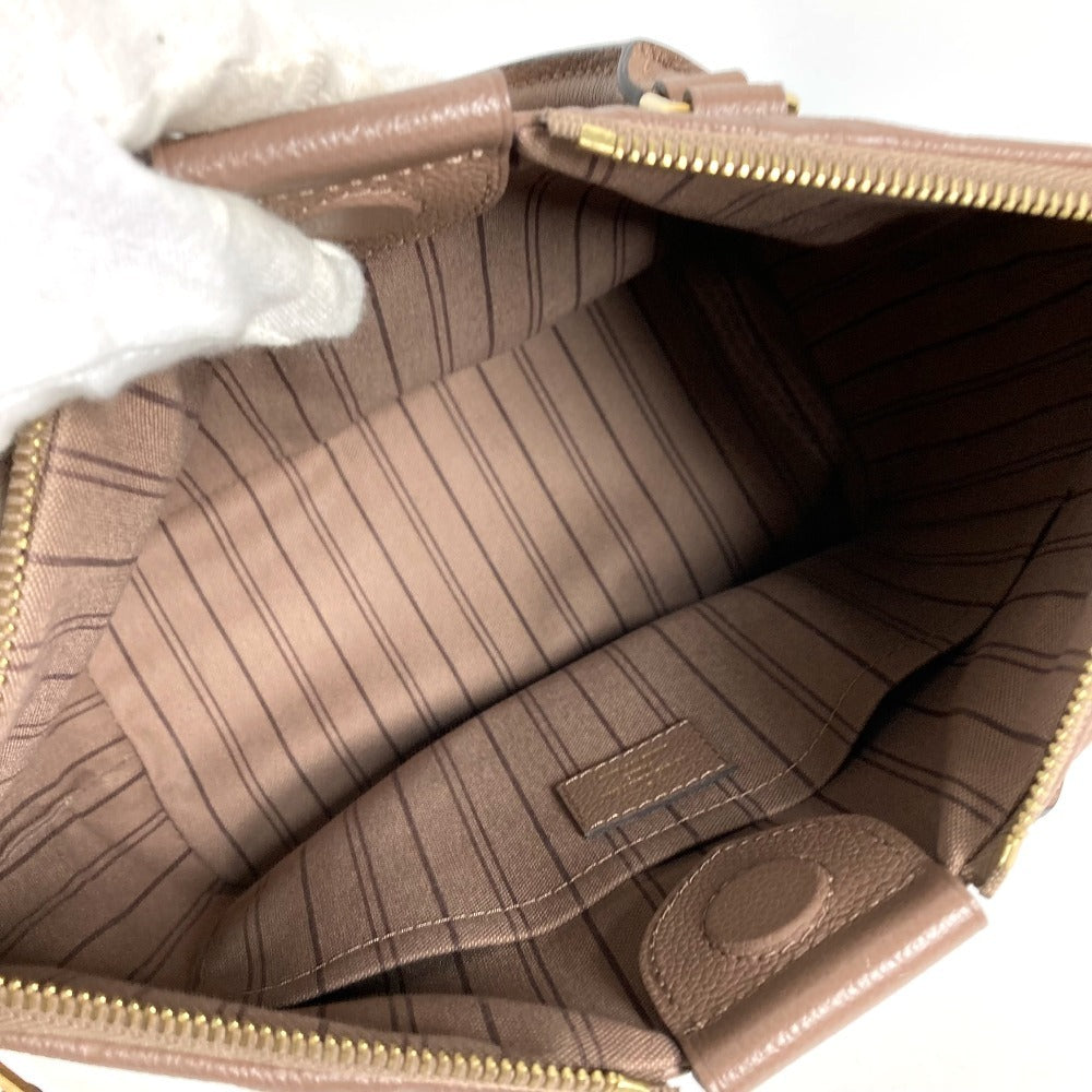 LOUIS VUITTON M50710 Monogram Empreinte Mazarine PM Mazarine PM Bag Tote Bag Handbag Monogram Empreinte Leather Unisex Taupe Light Brown