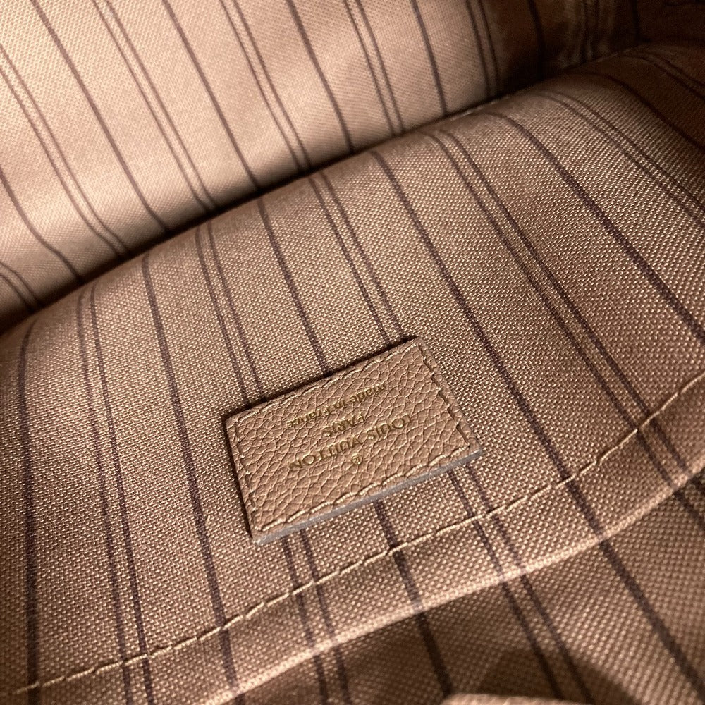 LOUIS VUITTON M50710 Monogram Empreinte Mazarine PM Mazarine PM Bag Tote Bag Handbag Monogram Empreinte Leather Unisex Taupe Light Brown