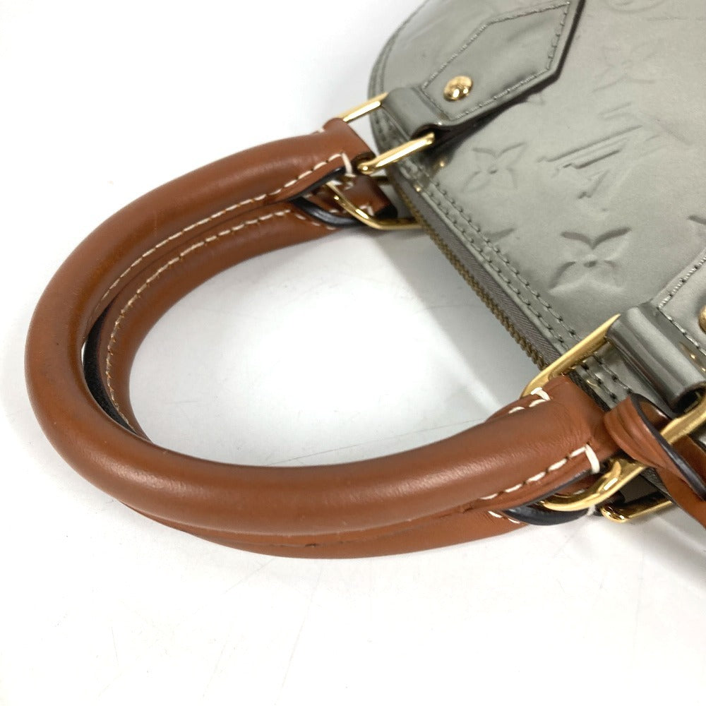 LOUIS VUITTON M90484 モノグラムヴェルニ アルマBB アルマ BB 2WAYバッグ ショルダーバッグ トートバッグ ハンドバッグ モノグラムヴェルニキャンバス レディース アルジャン シルバー