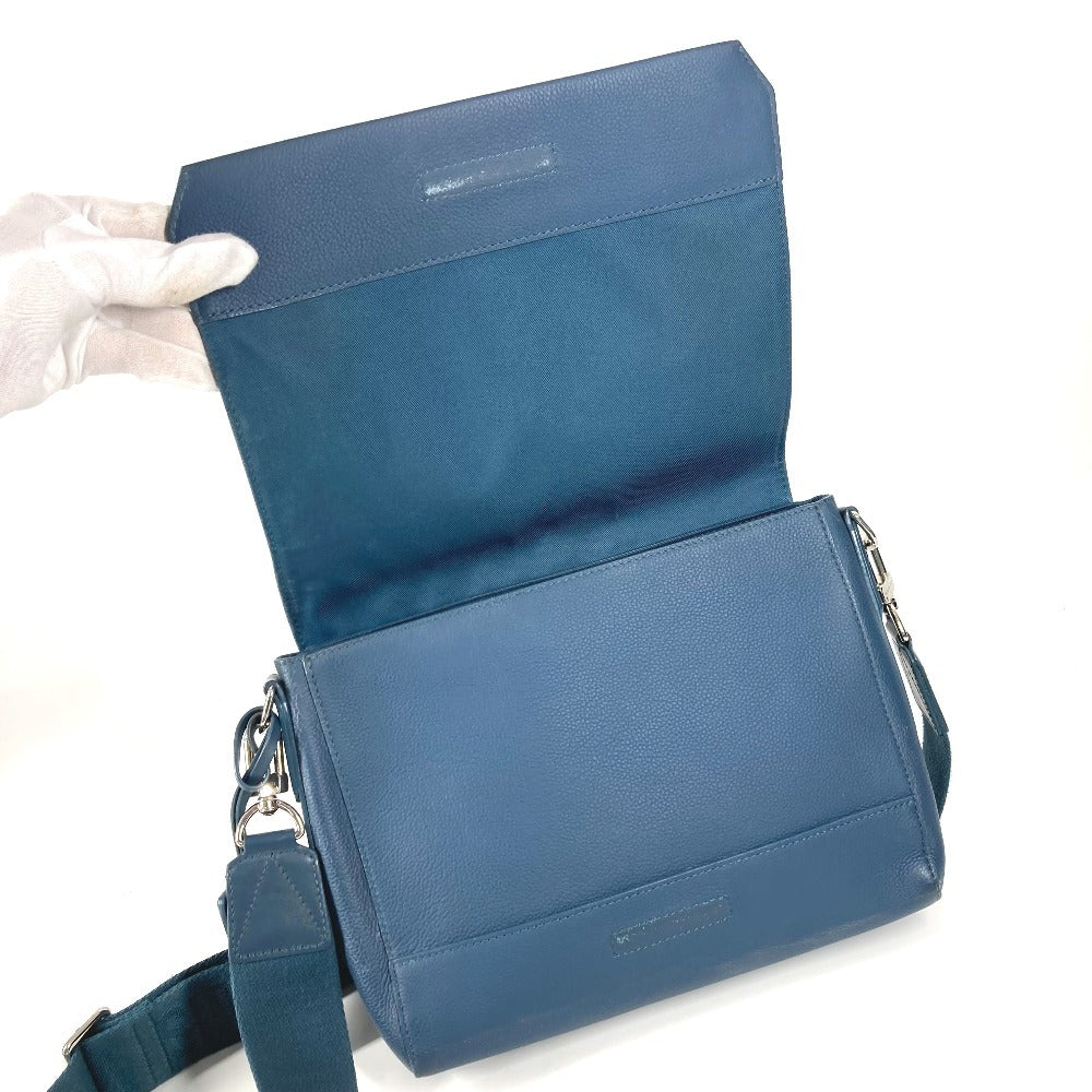 LOUIS VUITTON M21363 LV アエログラム テイクオフ メッセンジャー 斜め掛け カバン フラップ ショルダーバッグ レザー ユニセックス ネイビー