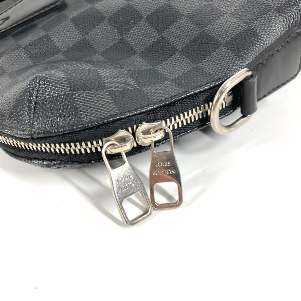 LOUIS VUITTON N48224 ダミエグラフィット ポルトドキュマンジュール PDJ カバン ブリーフケース ハンドバッグ 書類バッグ ビジネスバッグ ダミエグラフィットキャンバス メンズ ブラック