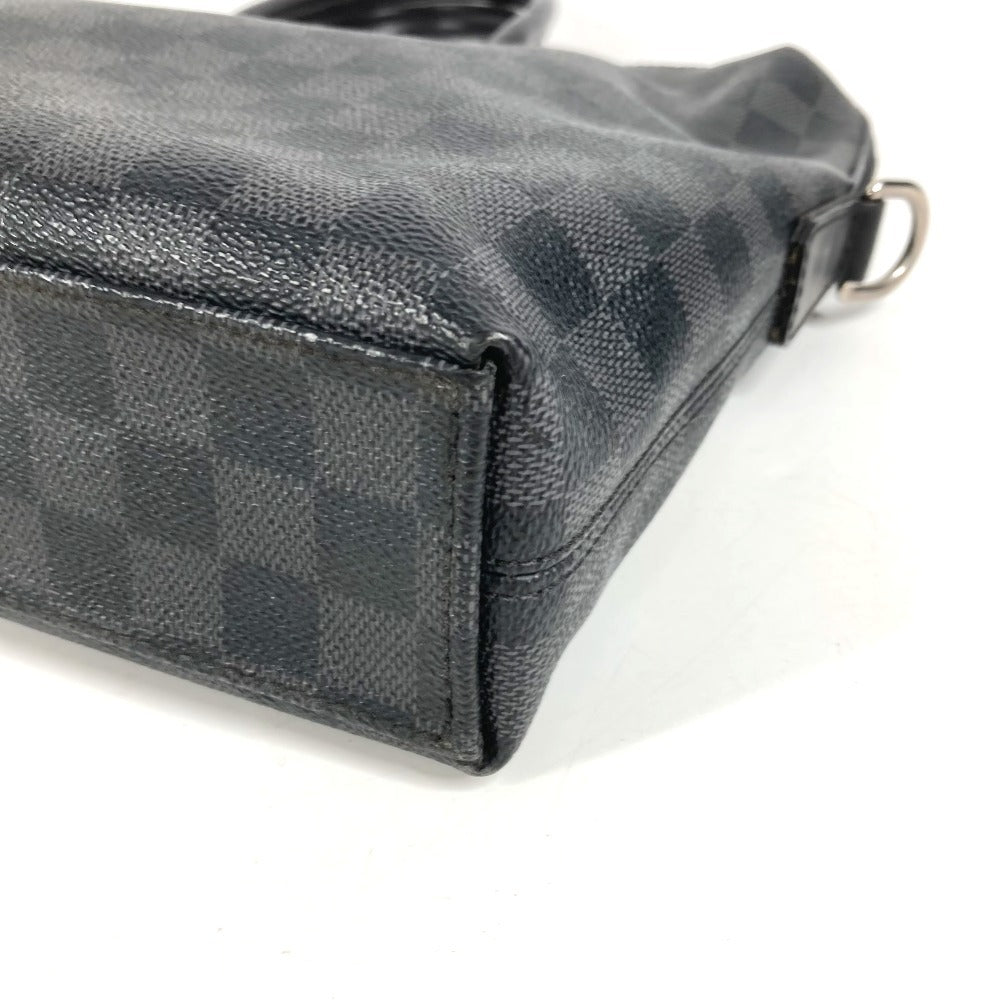 LOUIS VUITTON N48224 ダミエグラフィット ポルトドキュマンジュール PDJ カバン ブリーフケース ハンドバッグ 書類バッグ ビジネスバッグ ダミエグラフィットキャンバス メンズ ブラック