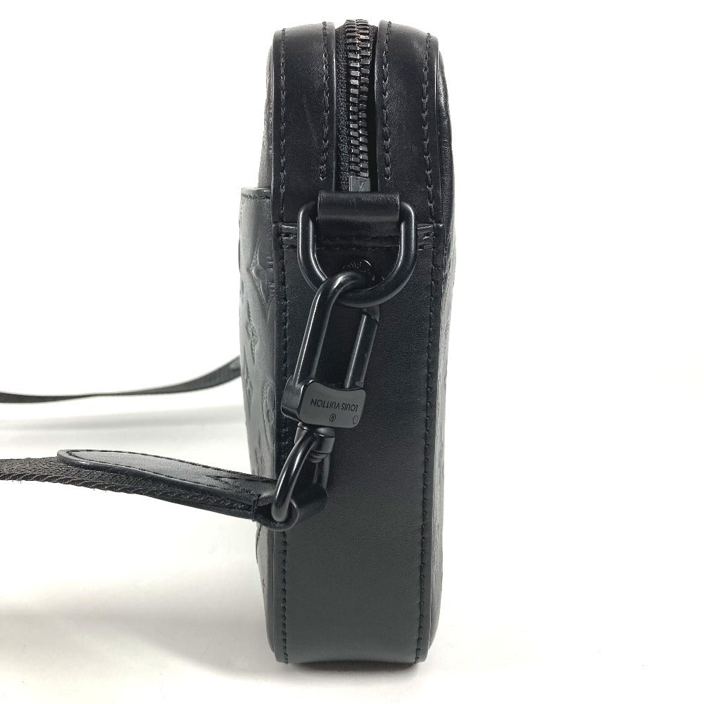 LOUIS VUITTON M69827 モノグラムシャドウ デュオ メッセンジャー カバン 斜め掛け ショルダーバッグ モノグラムシャドウレザー ユニセックス ブラック
