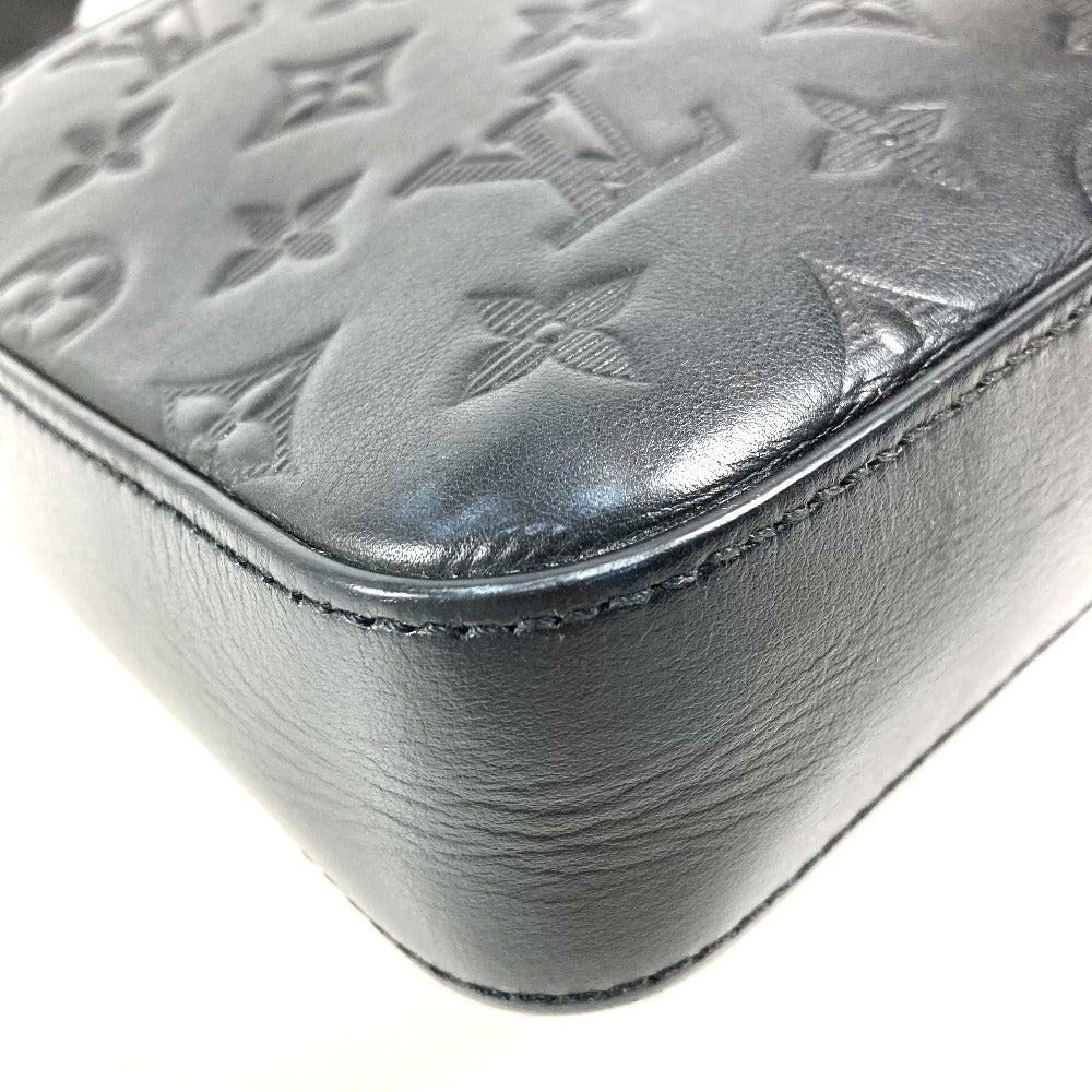 LOUIS VUITTON M69827 モノグラムシャドウ デュオ メッセンジャー カバン 斜め掛け ショルダーバッグ モノグラムシャドウレザー ユニセックス ブラック