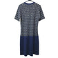 LOUIS VUITTON モノグラム ロゴ ニット 半袖 アパレル RW152A ワンピース シルク レディース ブルー