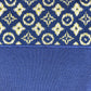 LOUIS VUITTON モノグラム ロゴ ニット 半袖 アパレル RW152A ワンピース シルク レディース ブルー