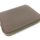 HERMES Azap Compact Silk'in Wallet Coin Purse Wallet Round Zipper Coin Case Epsom Unisex Etan Gray