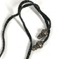 CHROME HEARTS Small Cross Leather Braid Necklace SV925 Unisex Silver