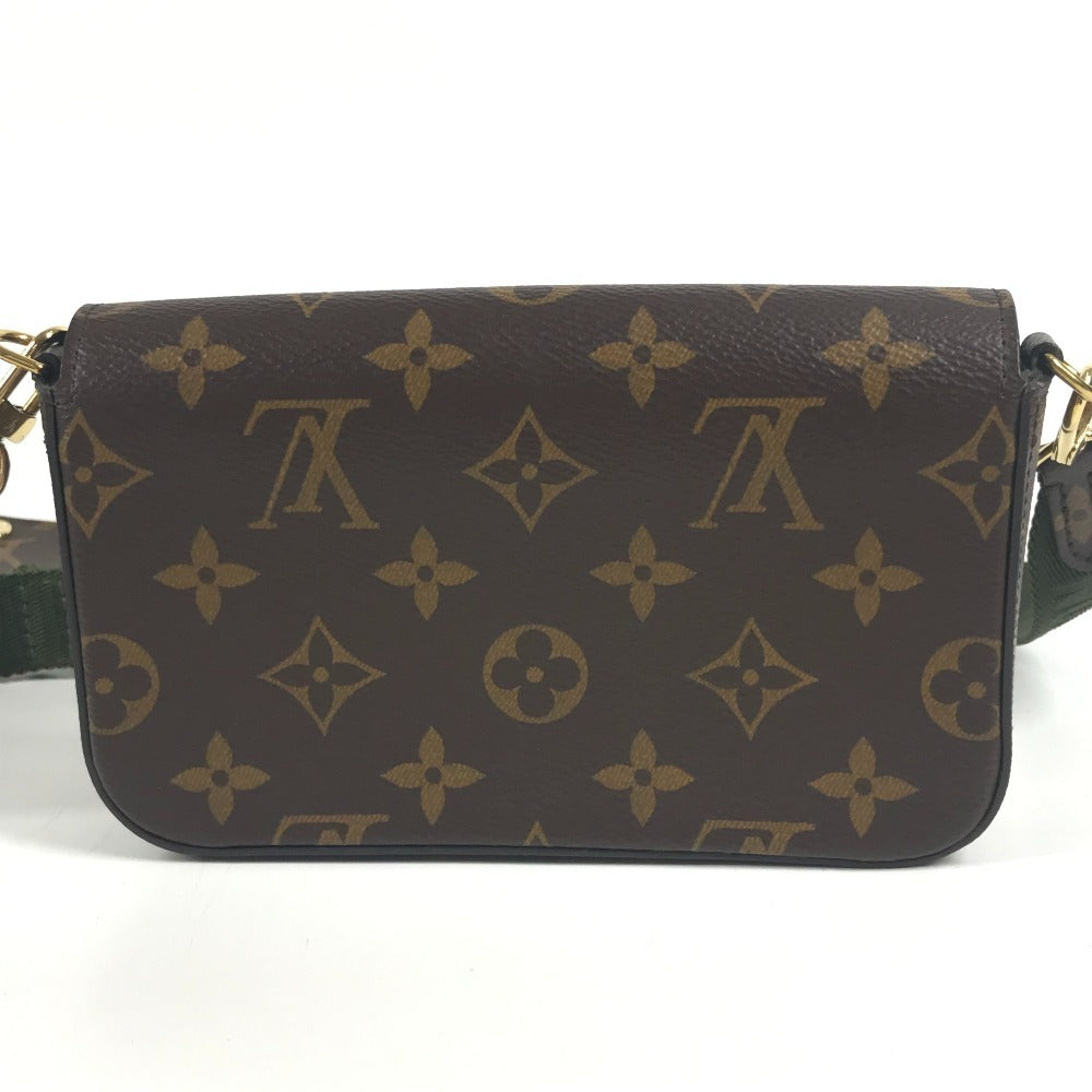 LOUIS VUITTON M80091 モノグラム ミュルティ ポシェット フェリシー 長財布 カバン 斜め掛け コインケース 小銭入れ ショルダーバッグ モノグラムキャンバス ユニセックス ブラウン