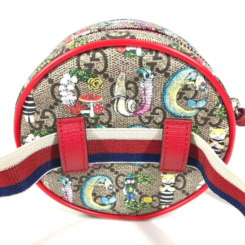 GUCCI 502330 チルドレンズ GGスプリーム ロゴ ヒグチユウコ コラボ ベルトバッグ ウエストポーチ カバン ボディバッグ ウエストバッグ GGスプリームキャンバス ユニセックス ベージュ