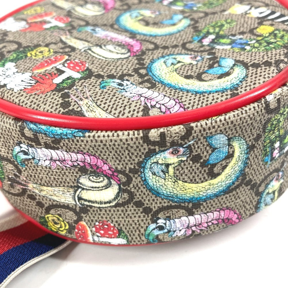 GUCCI 502330 チルドレンズ GGスプリーム ロゴ ヒグチユウコ コラボ ベルトバッグ ウエストポーチ カバン ボディバッグ ウエストバッグ GGスプリームキャンバス ユニセックス ベージュ