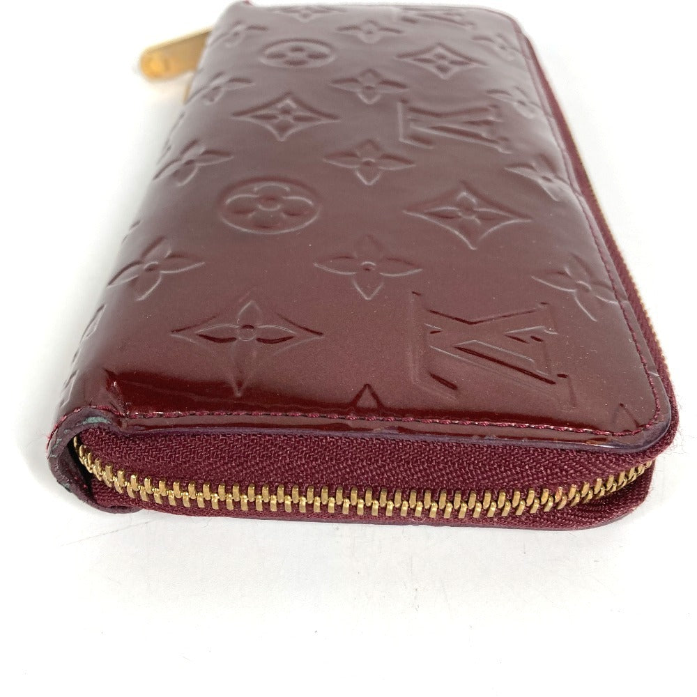 LOUIS VUITTON M93522 モノグラムヴェルニ ジッピーウォレット ロングウォレット ラウンドファスナー 長財布 モノグラムヴェルニキャンバス ユニセックス アマラント パープル